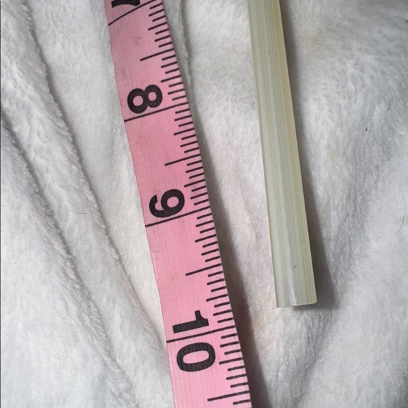 A vintage hand-blown Murano glass flower with a long stem. - Picture 8 of 9